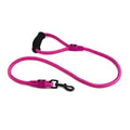 Reflective Rope Dog Lead with Foam Handle Animal Accessories Bainbridge Pty Ltd 13mm x 120cm Pink
