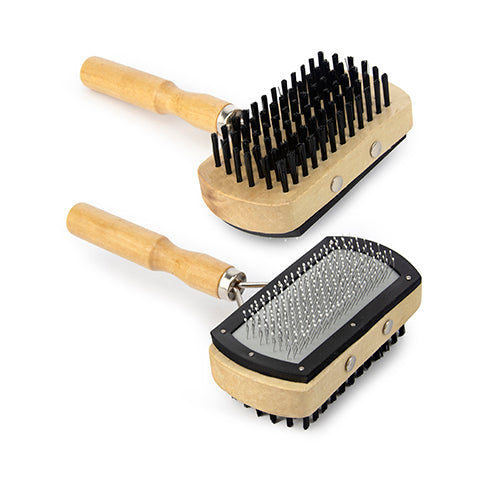 dual purpose pet slicker brush for dogs