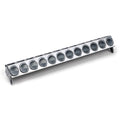 Galvanised Feed Trough with Holes Chicks Hole