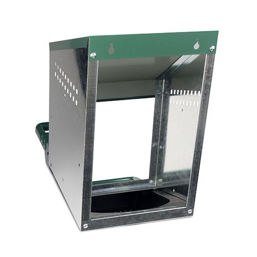 Nesting Box Metal & Plastic Inside Single Hole