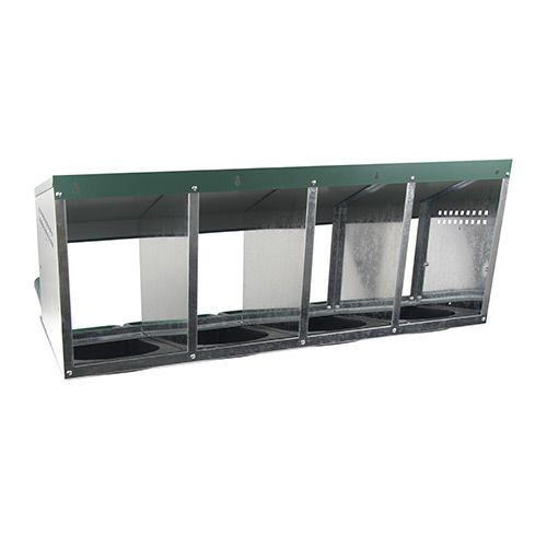 Nesting Box Metal & Plastic Inside Four Hole