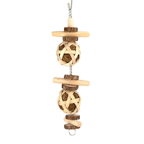 Bird Toy - Naturals - Ball Log Stacker by Austral Ag