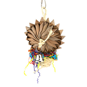 Bird Toy - Naturals - Palm Flower Pot by Austral Ag