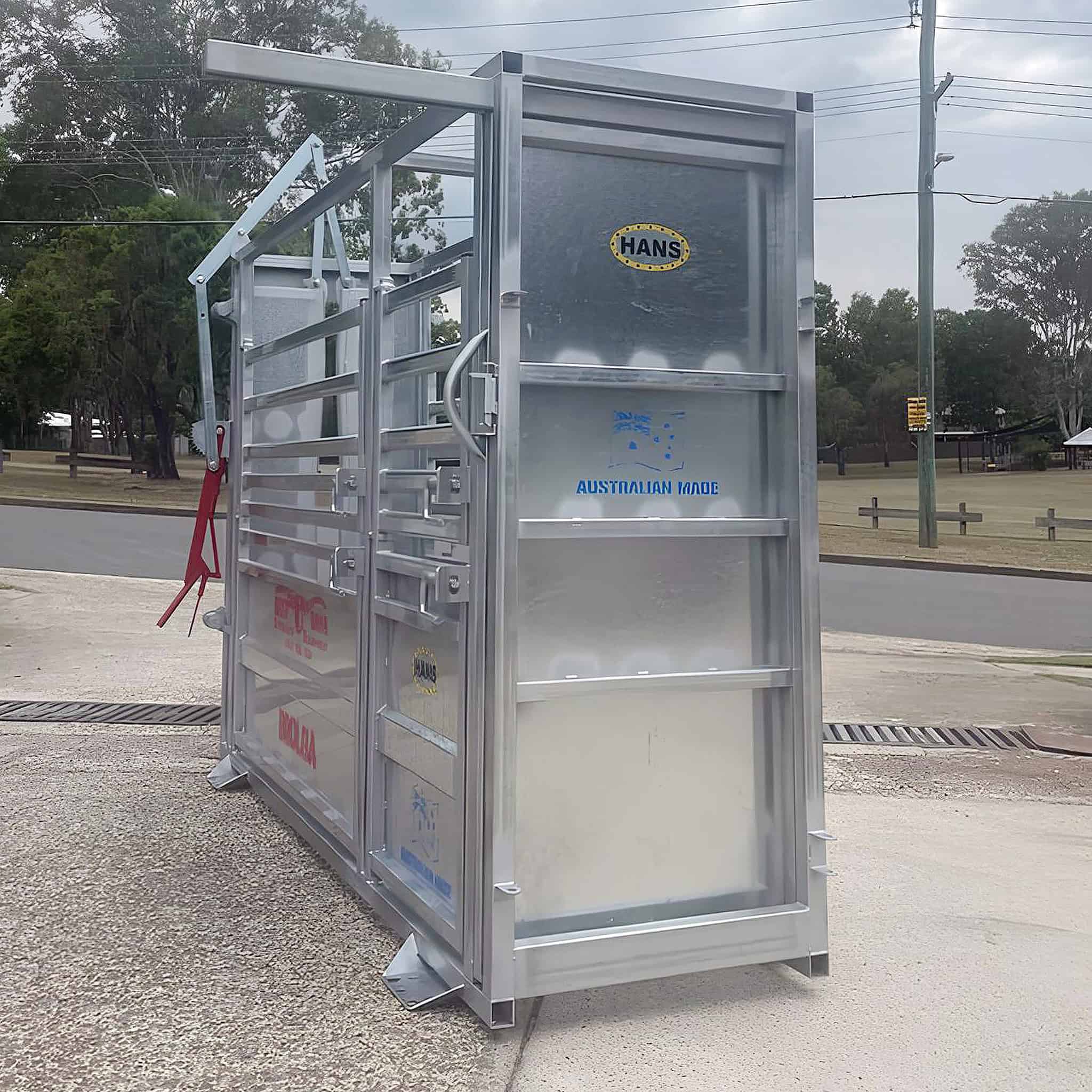 Brolga Vet Crush Livestock Hans Steel Pty Ltd