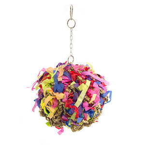 Bird Toy Destructive - Shredz Ball Medium by Austral Ag