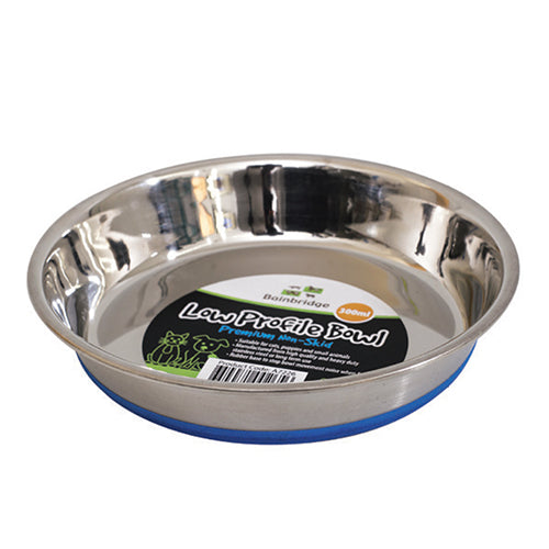 Cat Bowl Stainless Steel Bonded Base Animal Accessories Bainbridge Pty Ltd Large 550ml