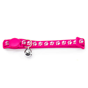 Cat Collar Reflective Printed Animal Accessories Bainbridge Pty Ltd Pink