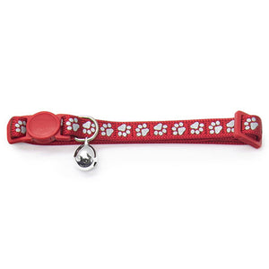 Cat Collar Reflective Printed Animal Accessories Bainbridge Pty Ltd Red