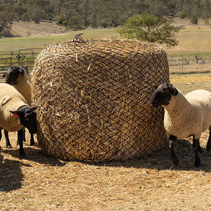 Round Bale Hay Net - Knotted - 5'x 4' Animal Accessories Bainbridge Pty Ltd