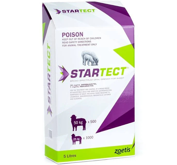 StarTect packaging for animal health product on a white background