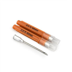 14968 - Animal Health - Aluminium Hub Needles - 14G x 1 1/2" - Austral Ag