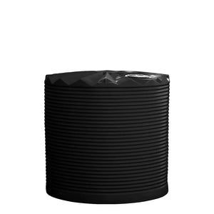 Molasses Tank with Lid & 3" Outlet 9,000L Black RapidPlas Product from Austral Ag