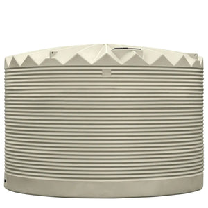 Molasses Tank with Lid & 3" Outlet 27,000L Smooth Cream RapidPlas Product from Austral Ag