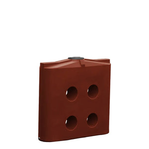 Slimline Poly Rainwater Tank 1,000L Heritage Red RapidPlas Product from Austral Ag