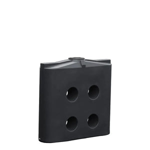 Slimline Poly Rainwater Tank 1,000L Metal Grey RapidPlas Product from Austral Ag