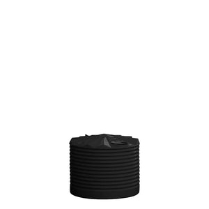 Poly Rainwater Tank Low Profile 1,100L Black RapidPlas Product from Austral Ag