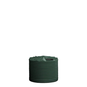 Poly Rainwater Tank Low Profile 1,100L Heritage Green RapidPlas Product from Austral Ag