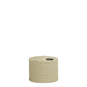 Poly Rainwater Tank Low Profile 1,100L Smooth Cream RapidPlas Product from Austral Ag