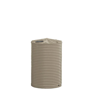 Poly Rainwater Tank 2,200L Beige RapidPlas Product from Austral Ag
