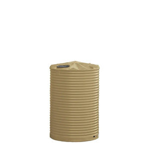 Poly Rainwater Tank 2,200L Desert Haze RapidPlas Product from Austral Ag