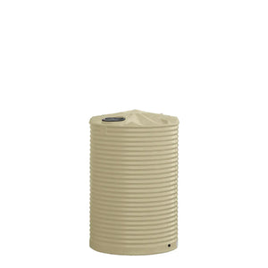 Poly Rainwater Tank 2,200L Smooth Cream RapidPlas Product from Austral Ag