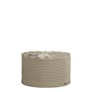 Poly Rainwater Tank Low Profile 4,000L Autumn Brown RapidPlas Product from Austral Ag