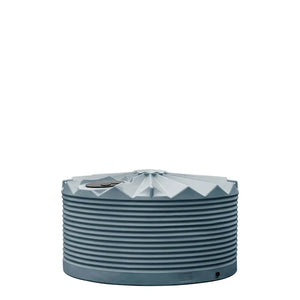 Crown Force Poly Rainwater Tank Low Profile 4,700L Black RapidPlas Product from Austral Ag