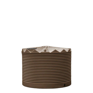 Poly Rainwater Tank Low Profile 5,000L Autumn Brown RapidPlas Product from Austral Ag