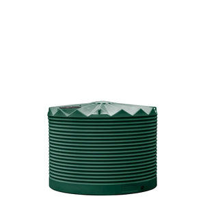 Poly Rainwater Tank Low Profile 5,000L Heritage Green RapidPlas Product from Austral Ag