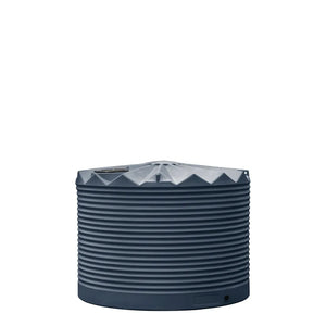 Poly Rainwater Tank Low Profile 5,000L Mountain Blue RapidPlas Product from Austral Ag