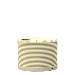 Poly Rainwater Tank Low Profile 5,000L Smooth Cream RapidPlas Product from Austral Ag