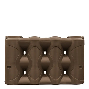 Slimline Low Profile Poly Rainwater Tank 3,000L Autumn Brown RapidPlas Product from Austral Ag
