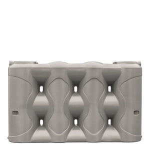 Slimline Low Profile Poly Rainwater Tank 3,000L Birch Grey RapidPlas Product from Austral Ag