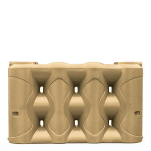 Slimline Low Profile Poly Rainwater Tank 3,000L Desert Haze RapidPlas Product from Austral Ag