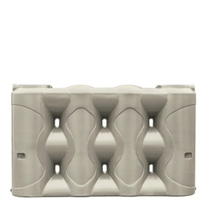 Slimline Low Profile Poly Rainwater Tank 3,000L Evening Haze RapidPlas Product from Austral Ag