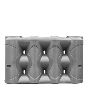 Slimline Low Profile Poly Rainwater Tank 3,000L Gull Grey RapidPlas Product from Austral Ag