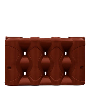 Slimline Low Profile Poly Rainwater Tank 3,000L Heritage Red RapidPlas Product from Austral Ag