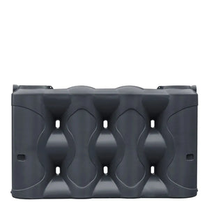 Slimline Low Profile Poly Rainwater Tank 3,000L Metal Grey RapidPlas Product from Austral Ag
