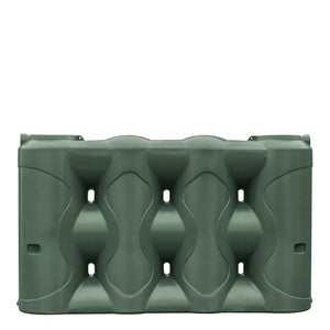 Slimline Low Profile Poly Rainwater Tank 3,000L Mist Green RapidPlas Product from Austral Ag
