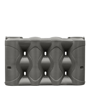 Slimline Low Profile Poly Rainwater Tank 3,000L Slate Grey RapidPlas Product from Austral Ag