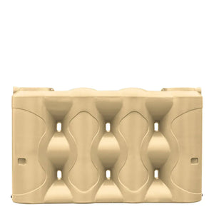 Slimline Low Profile Poly Rainwater Tank 3,000L Wheat RapidPlas Product from Austral Ag