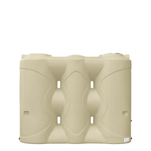 Slimline Poly Rainwater Tank 3,000L Smooth Cream RapidPlas Product from Austral Ag