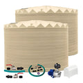 2 x 22,500L Rainwater Tanks + Pump + Pump Cover + Joiner Kit + Connection Kit