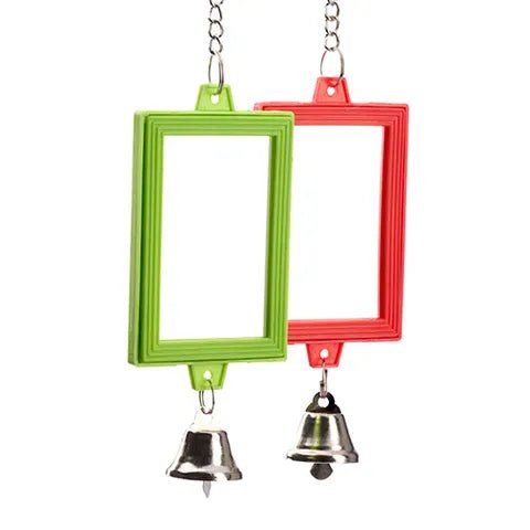 Bird Mirror Rectangular - 20cm x 7.8cm - Animal Accessories - Austral Ag