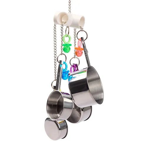 Bird Toy - Interactive - Pots & Pans - Animal Accessories - Austral Ag