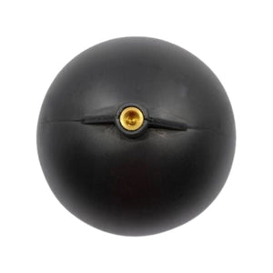 12251 - Fittings - Black Plastic Ball Float Thread - 6" x 5/16" - Austral Ag