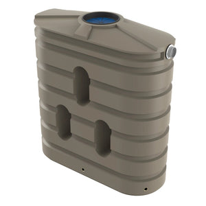 18658 - Tanks - Bushmans 1000L Slimline Water Tank - Birch Grey - Austral Ag