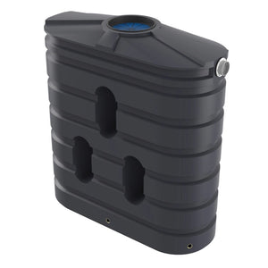 18666 - Tanks - Bushmans 1000L Slimline Water Tank - Slate Grey - Austral Ag
