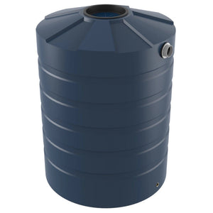 18720 - Tanks - Bushmans 1500L Round Water Tank - Stormedge Blue - Austral Ag