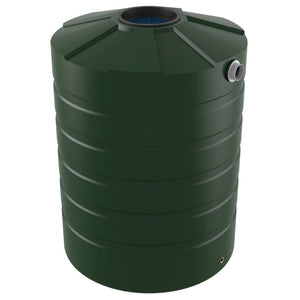 18712 - Tanks - Bushmans 1500L Round Water Tank - Heritage Green - Austral Ag